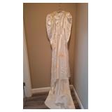 Vintage Ladies Wedding Dress and Veil