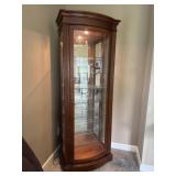 Jasper Cabinet Co. Lighted Curio Cabinet