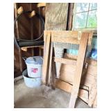 Saw Horses, Foam Board, Scrap Wood