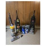 Dyson Ball Vacuum, 2 Bissell Proheat Cleaners