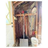 Yard Tools: Rakes, Shovels, Post Hole Digger