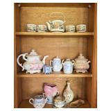 Vintage Japanese Tea Set, Hull Pottery Vase
