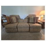 People Lounger Reclining Sofa, Side Tables, Lamp