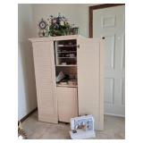 Sewing Cabinet, Necchi Sewing Machine, Notions