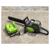 Greenworks Pro 15 In Chainsaw, Battery & Charger