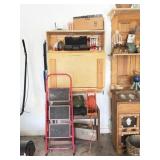 Step Stool, Electrical Cords, Tools