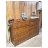Table, Chest of Drawers, Tool Boxes, Tools
