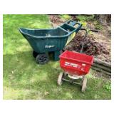 True Temper Cyclone Spreader, Ames Garden Cart