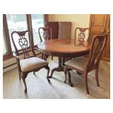 Walter of Wabash Dining Table, 4 Chairs