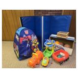 Children's Toys, Vintage Toy Box, Play Mat