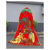 Vintage Mardi Gras Indian Cape / Apron