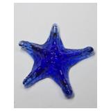 Uranium Glass Blue Starfish