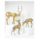 Brass Animals: Deer, Antelope