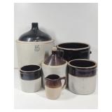 Stoneware Crocks & Jugs: 5 Gallon, 3 Gallon & More