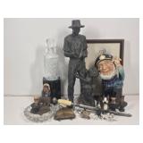 Royal Doulton Toby Mug, Decanter, Sword W/Sheath