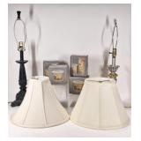 Lamps, Porcelain Vases, Planters