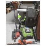 Greenworks 40 Volt Lithium Mower, B&D Edger