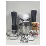Kitchen Aid Mixer, Starbucks Cups, Anchor Hocking