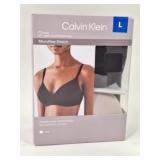 NEW Calvin Klein 2 Pack Woman's Bras, L
