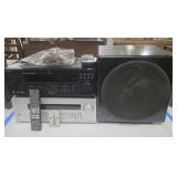 Sony Stereo Receiver, Orb Subwoofer, Sony