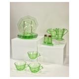 10 Uranium Glass: Indiana Glass, Anchor Hocking