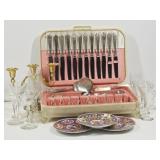 MCM Silverware & Art Deco Silverware W/AD Case