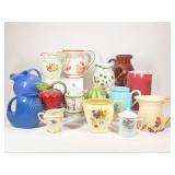 Collection of Pitchers: Cantinaware, UHL & CP Co.