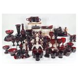 MASSIVE Avon Red Cape Cod Collection