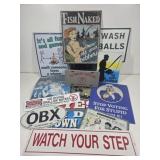 Metal Signs, Adult Humor Signs