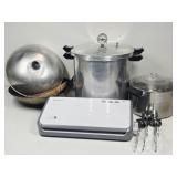 Presto Pressure Cooker, Vintage Wok, Food Saver