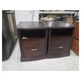 2 Pressboard File Cabinets