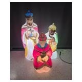 Blow Mold Empire Christmas Three Wisemen