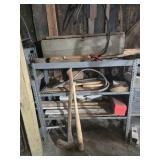 3 Tier Rack, Vintage Tool Box, Jumper Cables