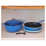 Lodge Enamel Dutch Oven and Skillet