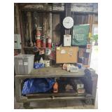 C/R Seal Safe Vtg. Display Cabinet, Workbench