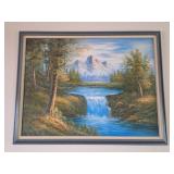 Wall Art: Mountain Scene, Floral, Owls