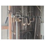 Pry Bars, C-Clamps, Hammer, Broom & Dustpan