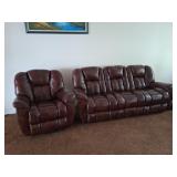 La-Z-Boy Reclining Couch & Matching Recliner