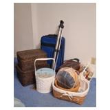 Rolling Luggage, Baskets, Sewing Box, Tripod