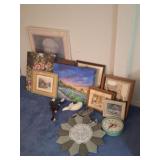 Wall Art, Clock, Ceramic Cats Wall Decor