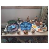 Fitz & Floyd, Trays, Trinkets, Candle Sticks