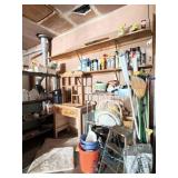 Shelving, Cleaning, Canning, Wood Desk