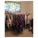 Clothes Racks & Vintage Ladies Clothing