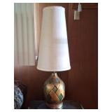 Vintage Lamp, Cast Eagle, Wall Mirror