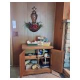Faux Fountain Wall Decor, Cabinet, Games