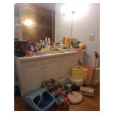 Vintage Vanity Supplies: Rollers, Perfume, Storage