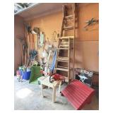 Tree Saw, Ladders, Outdoor Tools