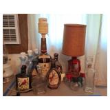 Decanters, Large Bottle with Dispenser, Lamp