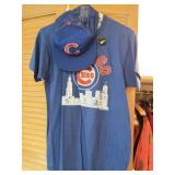 Vintage Chicago Cubs Shirt, Hat & Pin