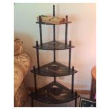 Asian Style Corner Shelf, Bamboo Wall Hangings
